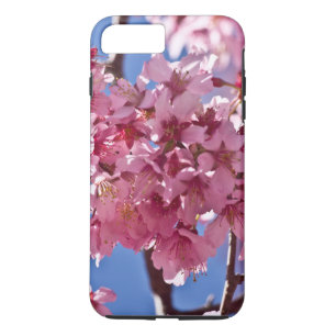 Coque iPhone 8 Plus/7 Plus Sakura Cherry Blossoms Red Stars