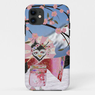 Coque Case-Mate Pour iPhone Sakura Geisha Oiseau dans les Cerisiers en Fleur s