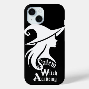 Coque Pour iPhone 15 Salem Witch Academy Halloween Wiccan sorcières