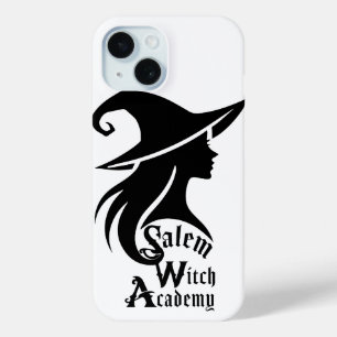 Coque Pour iPhone 15 Salem Witch Academy Halloween Wiccan sorcières