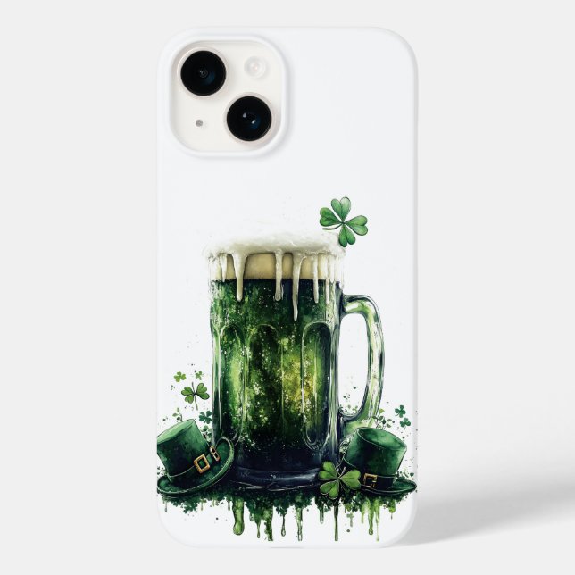 Coques Case-Mate iPhone Salutations à la Saint Patrick ! Illustration de b (Verso)