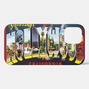 Coques Pour iPhone Salutations Vintage voyage d'Hollywood en Californ