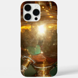 iPhone 16 Pro Max Case Samovar Doré Vintage Théière d'Art de Collection