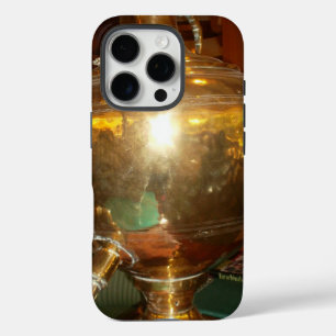 iPhone 16 Pro Case Samovar Doré Vintage   Théière Héritée Art Prin