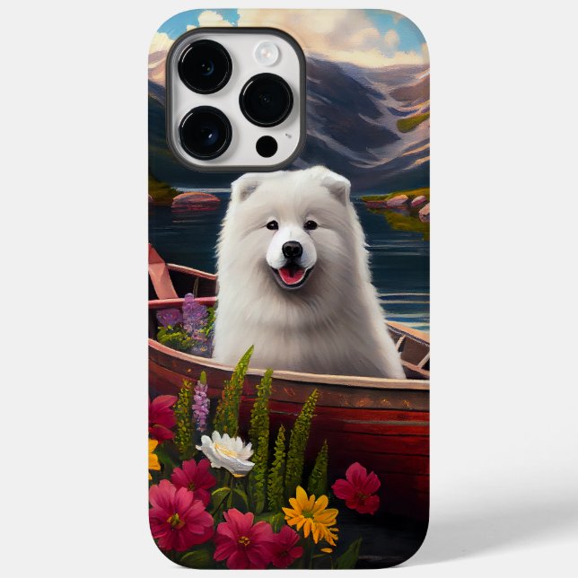 Coques Case-Mate iPhone Samoyé sur une pagaie : une aventure Pittoresque (Verso)