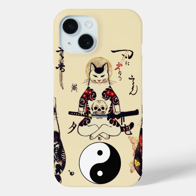 COQUES Case-Mate iPhone SAMURAI CHAUSSURES EN SKULL, SKELETON, TATOS BOUTT (Verso)