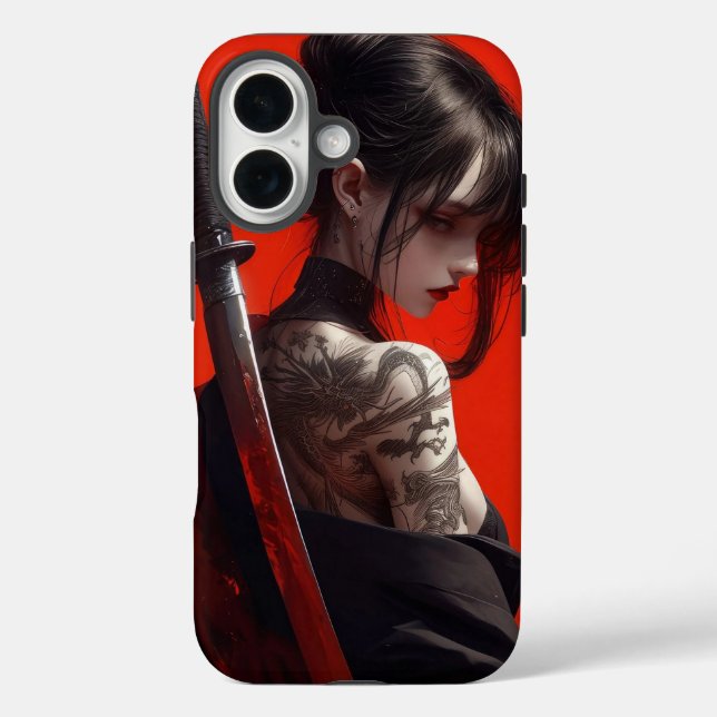 Coques Case-Mate iPhone Samurai girl  (Verso)
