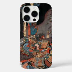 Coques iPhone 16 Pro Samurai Hero Yorimitsu : L'art du bois Vintage