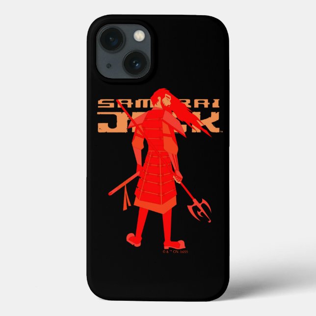Coques Case-Mate iPhone Samurai Jack Red Warrior Graphic (Verso)