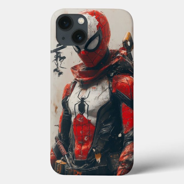 Coques Case-Mate iPhone Samurai Spider-Man: Web-Slinger Shinobi Art Case (Verso)