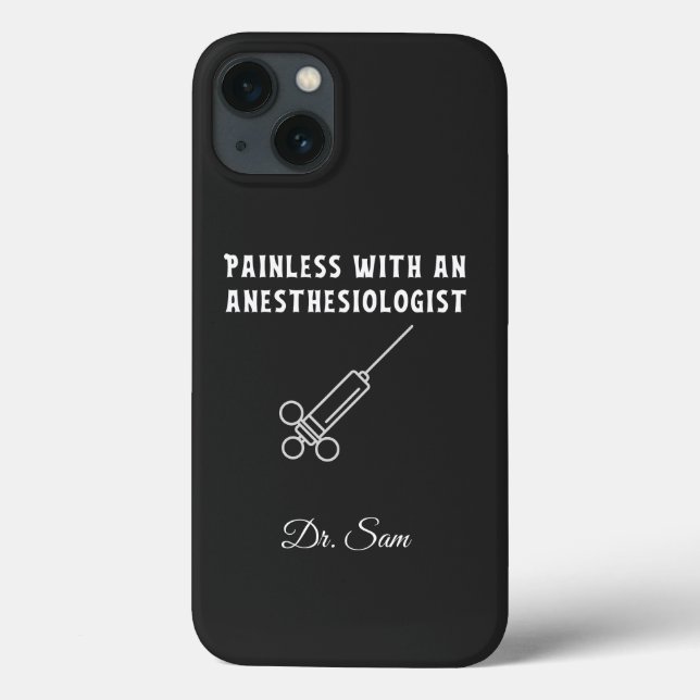 Coques Case-Mate iPhone Sans peinture avec un anesthésiste, anesthésiologi (Verso)