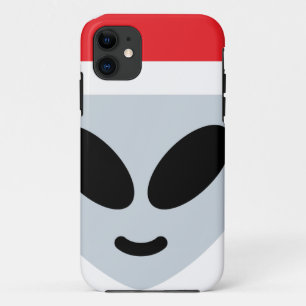 Coque iPhone 11 santa claus alien emoji