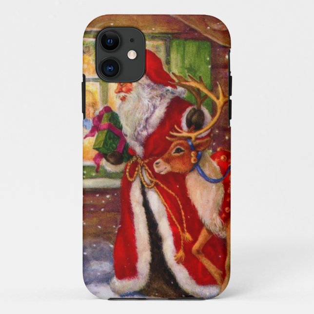 Coques Case-Mate iPhone Santa claus et rudolph (Dos)