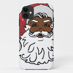 Coques Pour iPhone santa claus noir