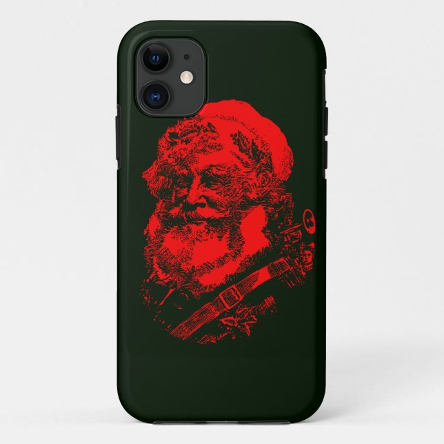 Coques Case-Mate iPhone Santa Claus V2 (Dos)