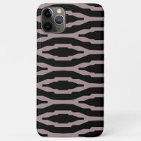 Santa Fe Rose et Noir Motif Géométrique Moderne