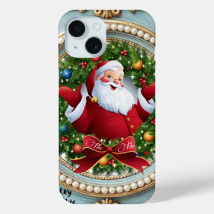 Coque Pour iPhone 15 Santa Noël 