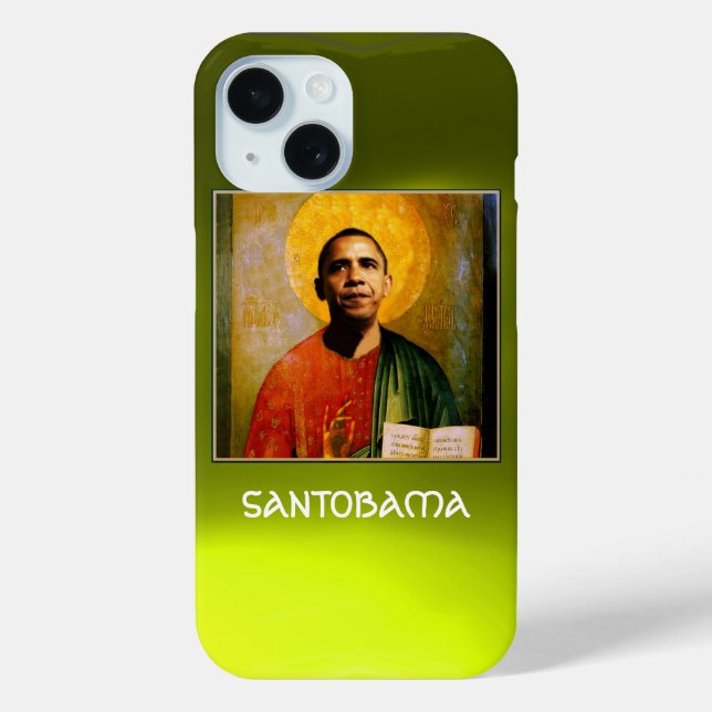 Coques Case-Mate iPhone SANTOBAMA Jaune (Verso)