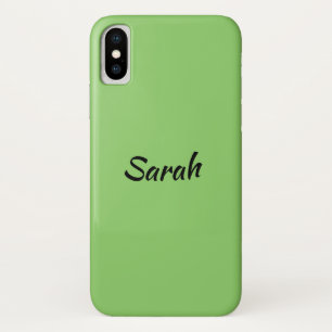 Case-Mate iPhone Case Sarah de la calligraphie de noir d'orphelin