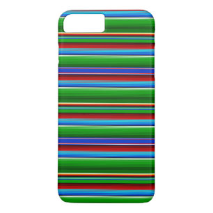 Coques Pour iPhone Sarape mexicaine rouge vert
