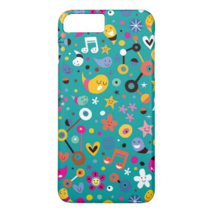 Etui iPhone Case-Mate sarcelle d'hiver de motif de bande dessinée