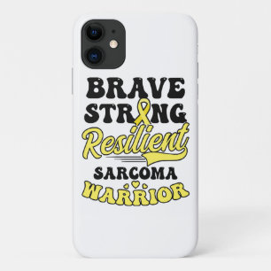 Case-Mate iPhone Case Sarcoma Cancer Chemise brave résistance forte