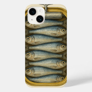 Coque Pour iPhone 14 Sardine Chic par ej gold