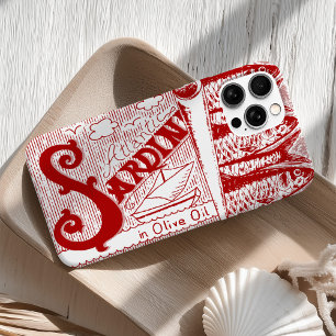 Coque Pour iPhone 16 Sardines en étain Poisson Coeur pêcheur