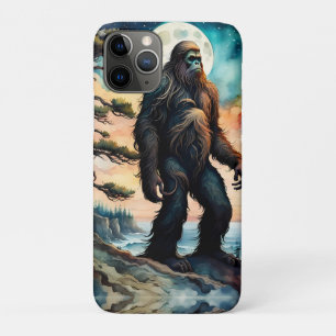 Case-Mate iPhone Case Sasquatch debout sur la crête surplombant l'océan