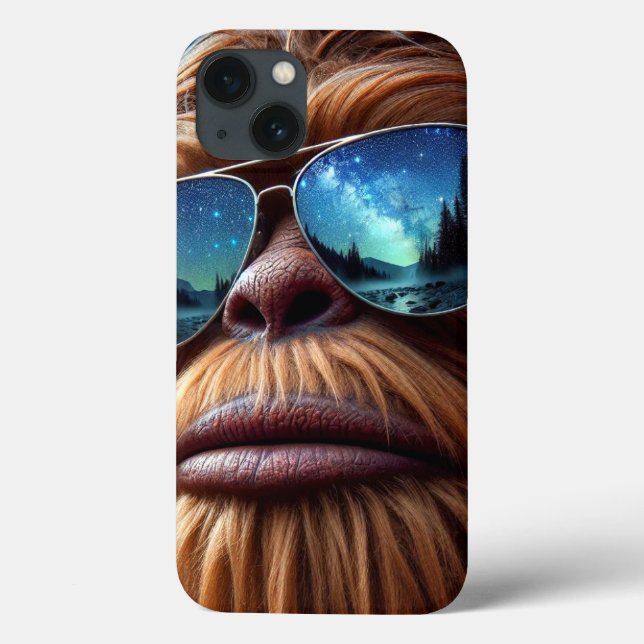 Coques Case-Mate iPhone Sasquatch et les étoiles (Verso)