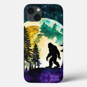 Case-Mate iPhone Case Sasquatch Pleine lune sur la montagne