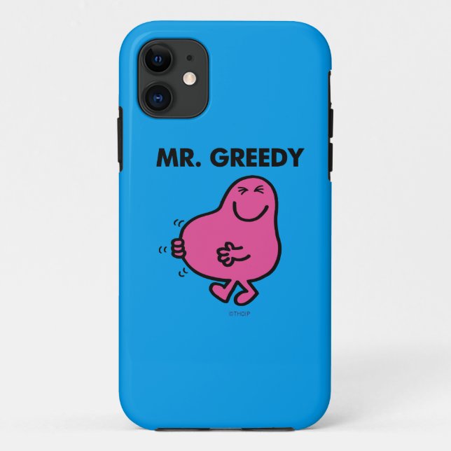 Coques Case-Mate iPhone Satisfait M. Greedy (Dos)