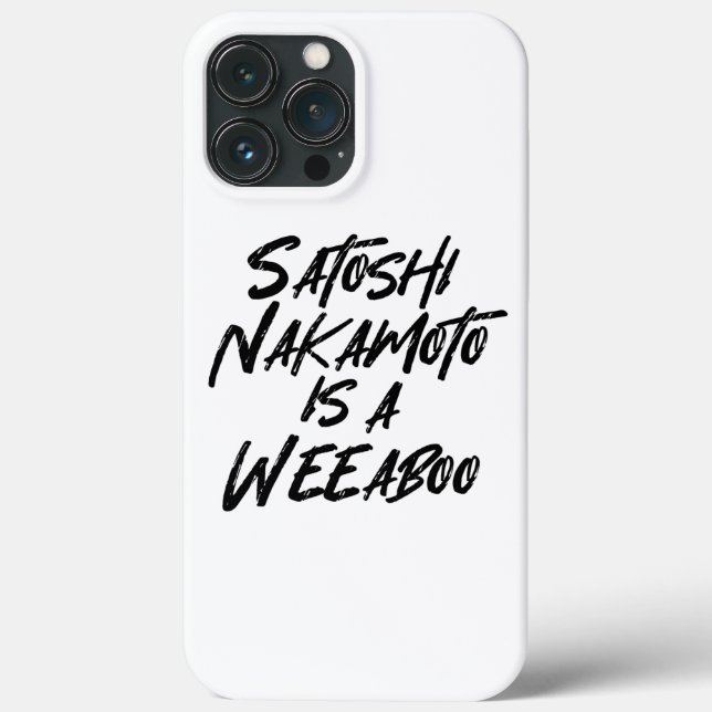 COQUES Case-Mate iPhone SATOSHI NAKAMOTO EST UN WEEBOO (Verso)