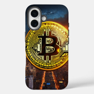 Coque Pour iPhone 16 Sats De Pile : Couverture Téléphonique Bitcoin