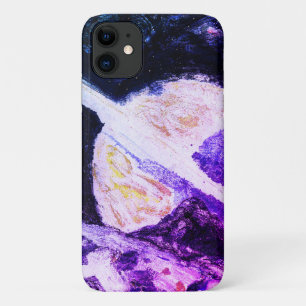Case-Mate iPhone Case Saturne se lève planète spatiale pourpre