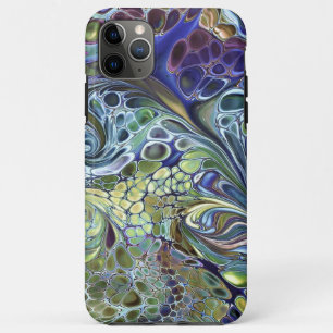 Case-Mate iPhone Case Sauge vert olive, bordeaux bleu violet abstrait