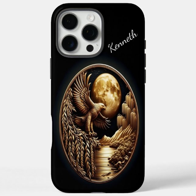 Coques Case-Mate iPhone Saule nocturne et aigle royal (Verso)