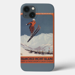 Case-Mate iPhone Case Saut à skis - affiche olympique de promo de PLM