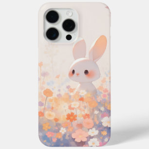 Coque iPhone 15 Pro Max Saut de lapin, bonne ambiance dans le pré