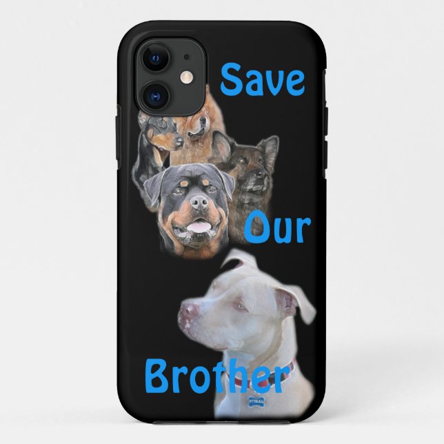 Coques Case-Mate iPhone Sauvez le Pitbull (Dos)