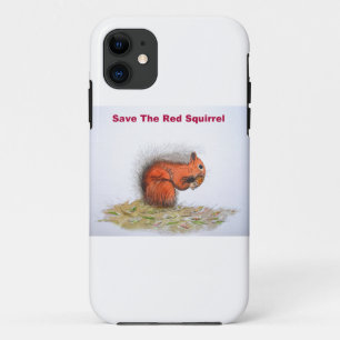 Case-Mate iPhone Case Sauvez l'écureuil rouge