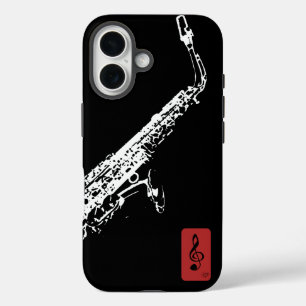Coque Pour iPhone 16 Saxophone