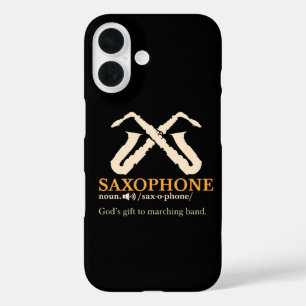 Coque Pour iPhone 16 Saxophone - Définition de Saxophone