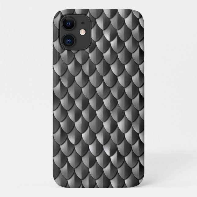 Coques Case-Mate iPhone Scales de dragon noir (Dos)