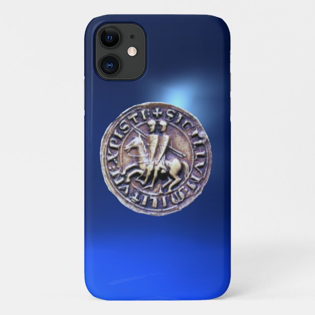 Coques Case-Mate iPhone SCEAU DES CHEVALIERS MODÈLE bleu (Dos)