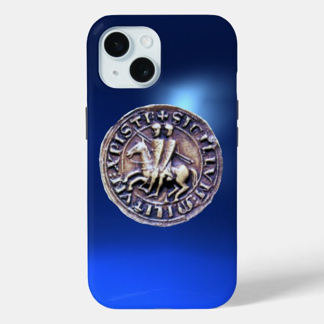 Coques Case-Mate iPhone SCEAU DES CHEVALIERS MODÈLE bleu (Verso)