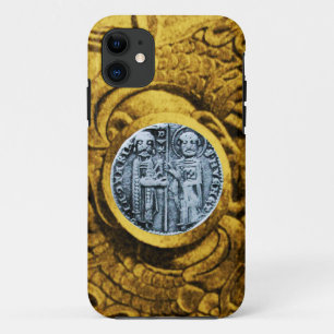 Etui iPhone Case-Mate SCEAU DES CHEVALIERS MODÈLE or jaune
