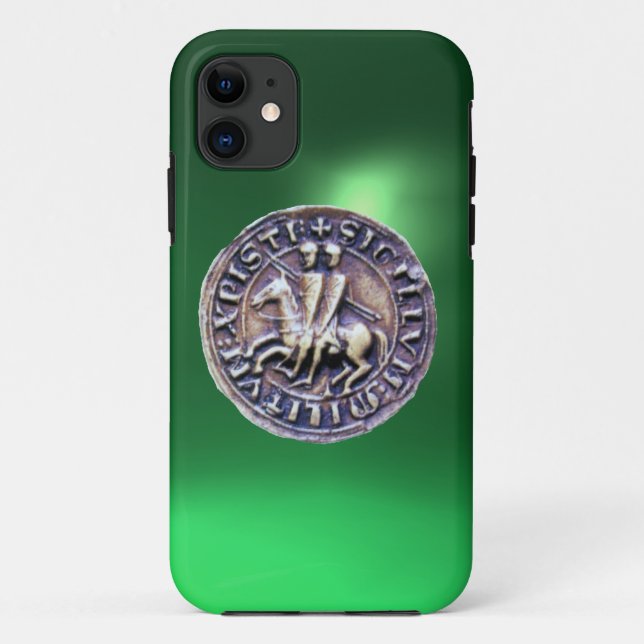 Coques Case-Mate iPhone SCEAU DES CHEVALIERS MODÈLE vert (Dos)