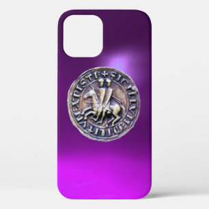 Coques Pour iPhone SCEAU DU MODÈLE DE CHEVALIERS violet