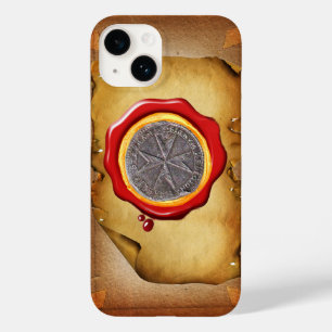 Coques Pour iPhone Sceau du parchemin de cire médici St. Stephen Tosc